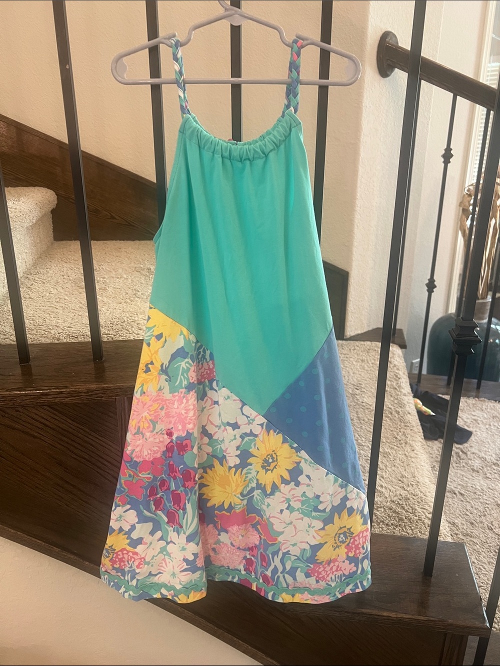 Matilda Jane Teal Patchwork Floral Sundress